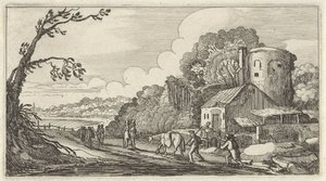 Paysage avec voyageurs - Gillis van Scheyndel (I)
