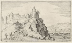 Ville fortifiée sur une colline (Douze paysages)