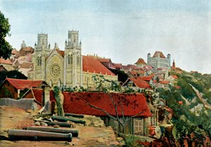 Cathédrale catholique, Palais de la Reine, fin du 19e siècle