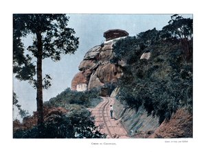 Chemin de fer à crémaillère de Corcovado, Rio de Janeiro, Brésil, 19e siècle - Gillot