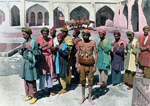 Derviches et martyrs, Téhéran, vers 1890 - Gillot