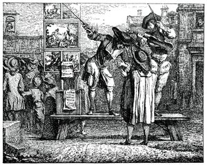 Parade de la foire, 1885 - Gillot