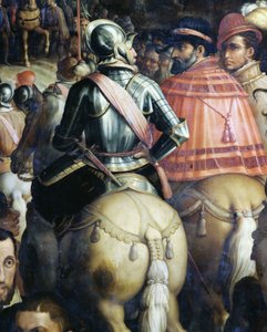 Le triomphe après la guerre à Sienne, Italie (détail)
