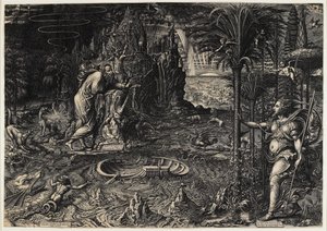 Allégorie de la vie (Le rêve de Raphaël) - Giorgio Ghisi
