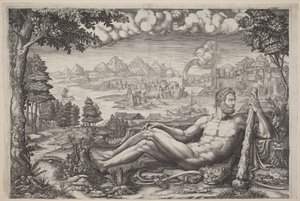 Hercule se reposant de ses travaux - Giorgio Ghisi