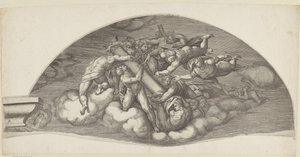 Le Jugement dernier, feuille A - Giorgio Ghisi