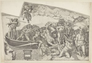 Le Jugement dernier, feuille I - Giorgio Ghisi