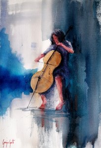 Un violoncelliste expressif - Giorgio Gosti