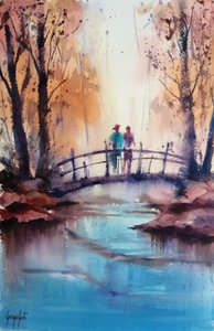 Une balade romantique en automne - Giorgio Gosti