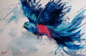 Oiseau en plein vol - Giorgio Gosti