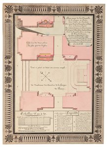 Un des trois projets pour le tombeau de Louis-Charles d
