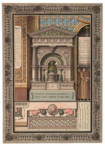 Un des trois projets pour le tombeau de Louis-Charles d