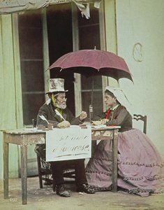 Un écrivain public à Naples, c.1860-80