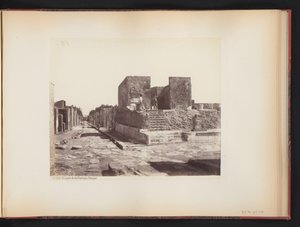 Vue du Temple de la Fortune Augusta à Pompéi, Italie - Giorgio Sommer