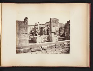 Vue sur les ruines de la Casa di Salustio à Pompéi, Italie - Giorgio Sommer
