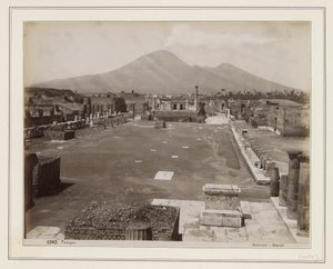 Vue sur le forum de Pompéi - Giorgio Sommer