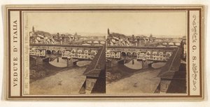Vieux pont depuis les Offices, (Florence)