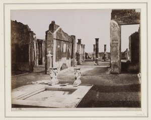 Vestiges de la Casa di Cornelia Ruffo à Pompéi - Giorgio Sommer