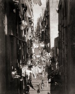 Scène de rue, Naples, Italie