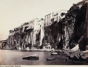 La maison de Tasso surplombant la mer de Sorrente
