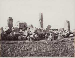 Les vestiges du temple d