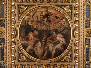 Allégories des quartiers de Santo Spirito et Santa Croce - Giorgio Vasari