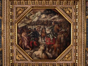 Défaite des Vénitiens à Casentino - Giorgio Vasari