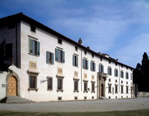 Façade de la Villa Medicea de Castello, vers 1538