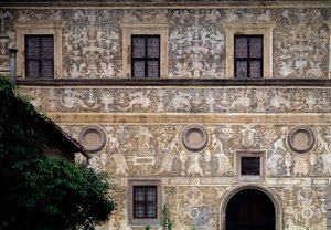 Façade de la Pinacothèque communale (Palazzo Vitelli alla Cannoniera) - Giorgio Vasari