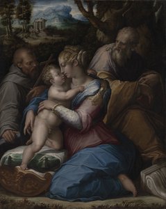 La Sainte Famille avec saint François - Giorgio Vasari