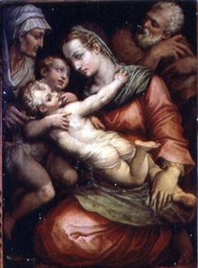 Sainte Famille avec Sainte Anne et Saint Jean-Baptiste - Giorgio Vasari