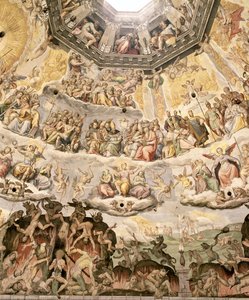 Le Jugement dernier, détail de la coupole du Duomo, 1572-79 - Giorgio Vasari