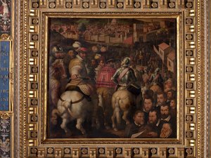 Triomphe de la guerre contre Sienne - Giorgio Vasari
