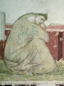 Apparition de Saint François à Saint Antoine, fresque (détail), Basilique Santa Croce, Chapelle Bardi, Florence, 1325-1330