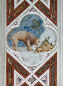Carreau peint, symbole de la résurrection de Jésus-Christ (détail) - Giotto (c.1266 1337)