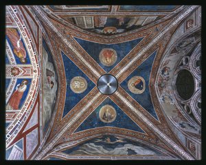 Chapelle de la Madeleine : la voûte