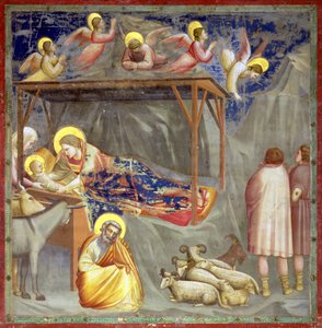 La Nativité, Chapelle des Scrovegni, Padoue, vers 1305 - Giotto (c.1266 1337)
