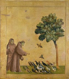 Saint François prêchant aux oiseaux
