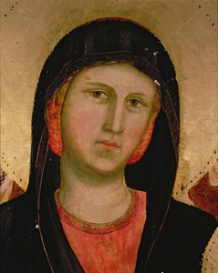 Madonna, de Madonna et Enfant en Trône (détail)