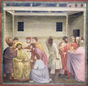 La Dérision du Christ, vers 1305 - Giotto di Bondone