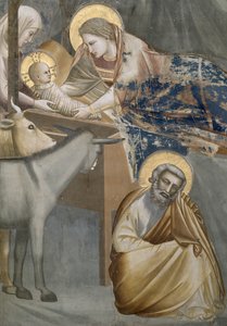 La Nativité, détail de la Vierge et l