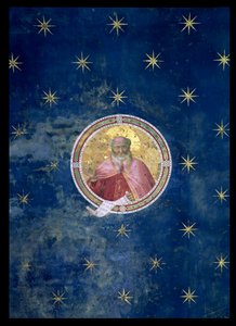 Le Prophète Isaïe, détail de la voûte (après restauration) - Giotto di Bondone