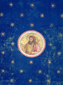 Le Prophète Jean-Baptiste, de la voûte du plafond, vers 1305