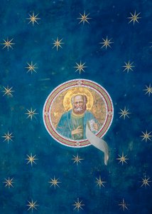 Le Prophète Malachie, de la voûte du plafond, vers 1305 - Giotto di Bondone