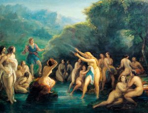 Diane et Actéon - Giovanni Carnovali
