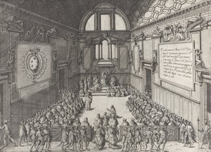 Audience donnée par le pape Pie V à Cosme Ier, duc de Toscane - Giovanni Ambrogio Brambilla