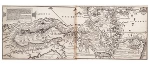 Carte de Vavassore de la mer Méditerranée, considérée comme la plus ancienne carte imprimée survivante