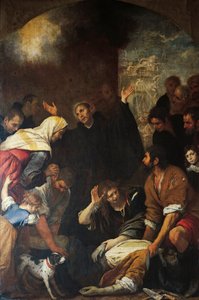 Saint Ignace ressuscitant un maçon - Giovanni Andrea di Ferrari