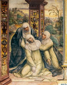Extase de Sainte Catherine de Sienne (détail)