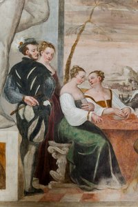 Jeu de cartes, Salle principale, c.1570